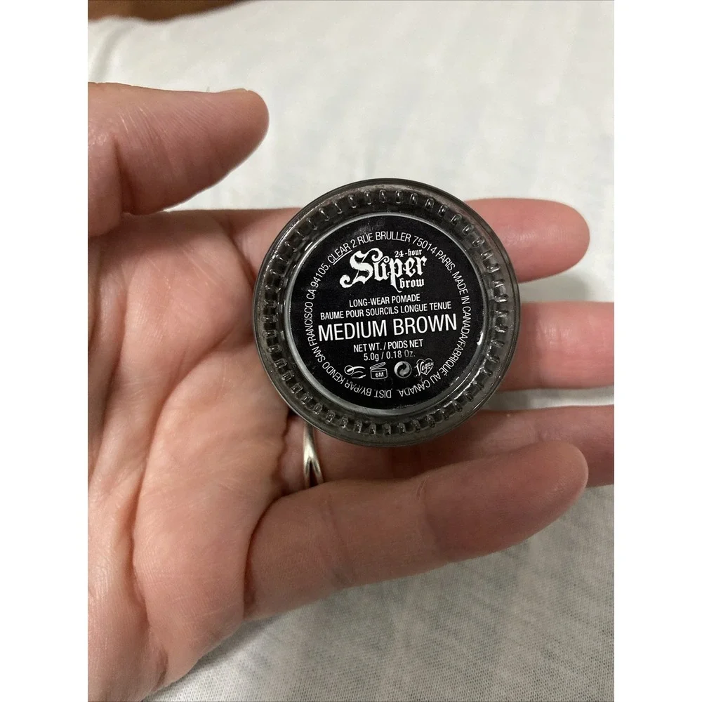 KVD Beauty Super Pomade Eyeliner, Shadow & Brow Pigment .18oz Medium Brown READ